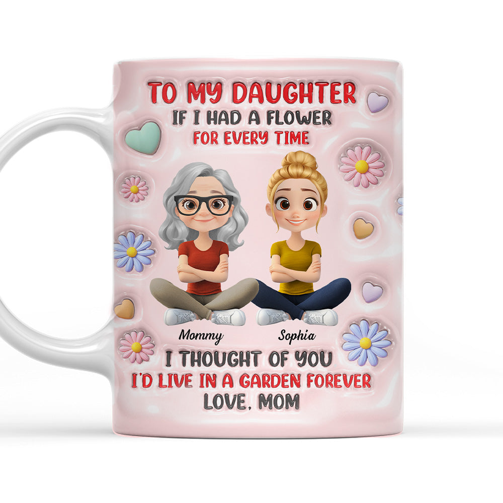 A Garden Full Of Love - Personalized Custom 3D Inflated Effect Mug