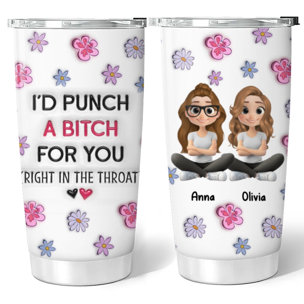 My Best Friend - Personalized Custom 3D Inflated Effect Tumbler