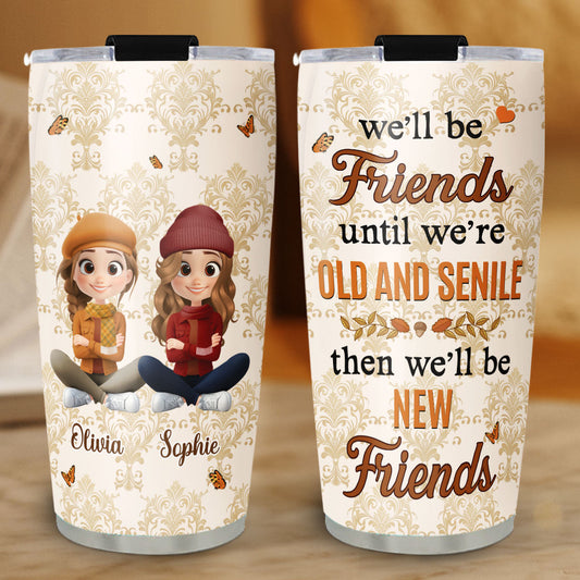 Besties For Life - Personalized Custom Tumbler
