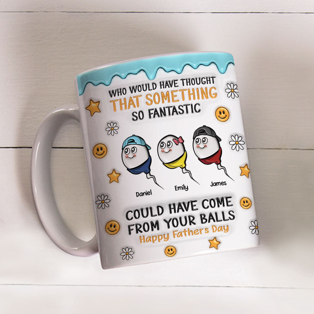 We All Came From There - Personalized Custom 3D Inflated Effect Mug