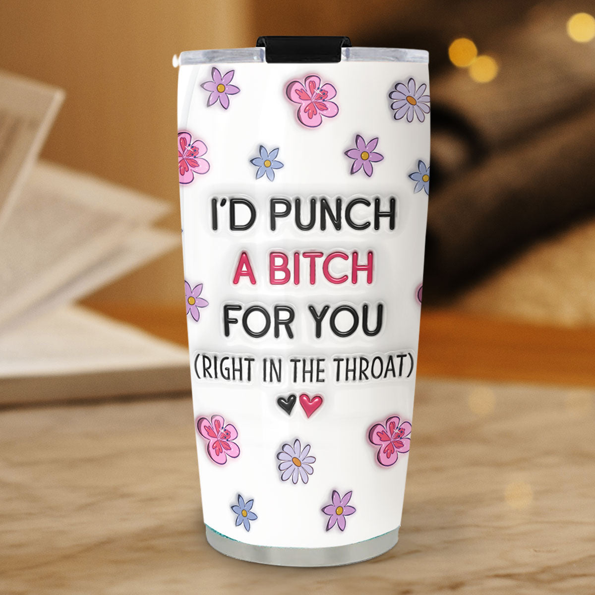 My Best Friend - Personalized Custom 3D Inflated Effect Tumbler