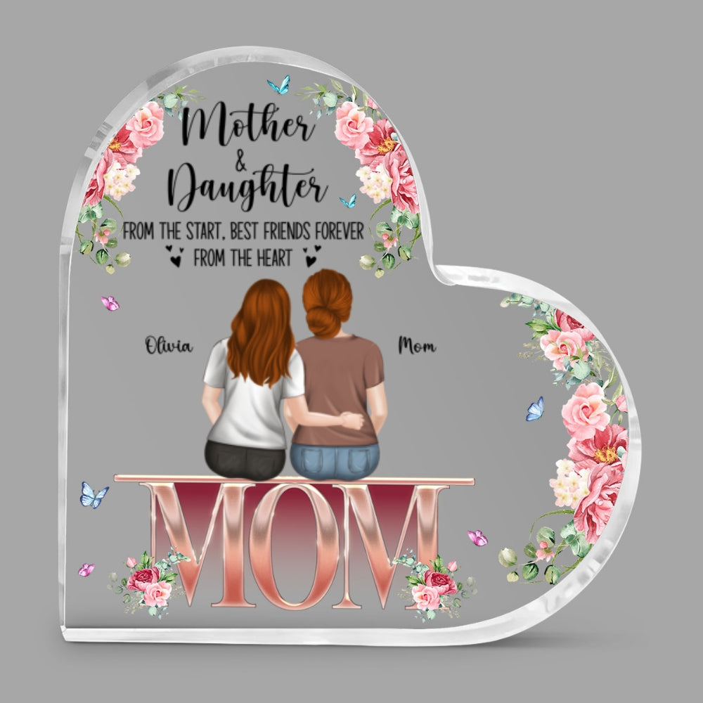 Mother And Daughters - Personalized Custom Acrylic Plaque