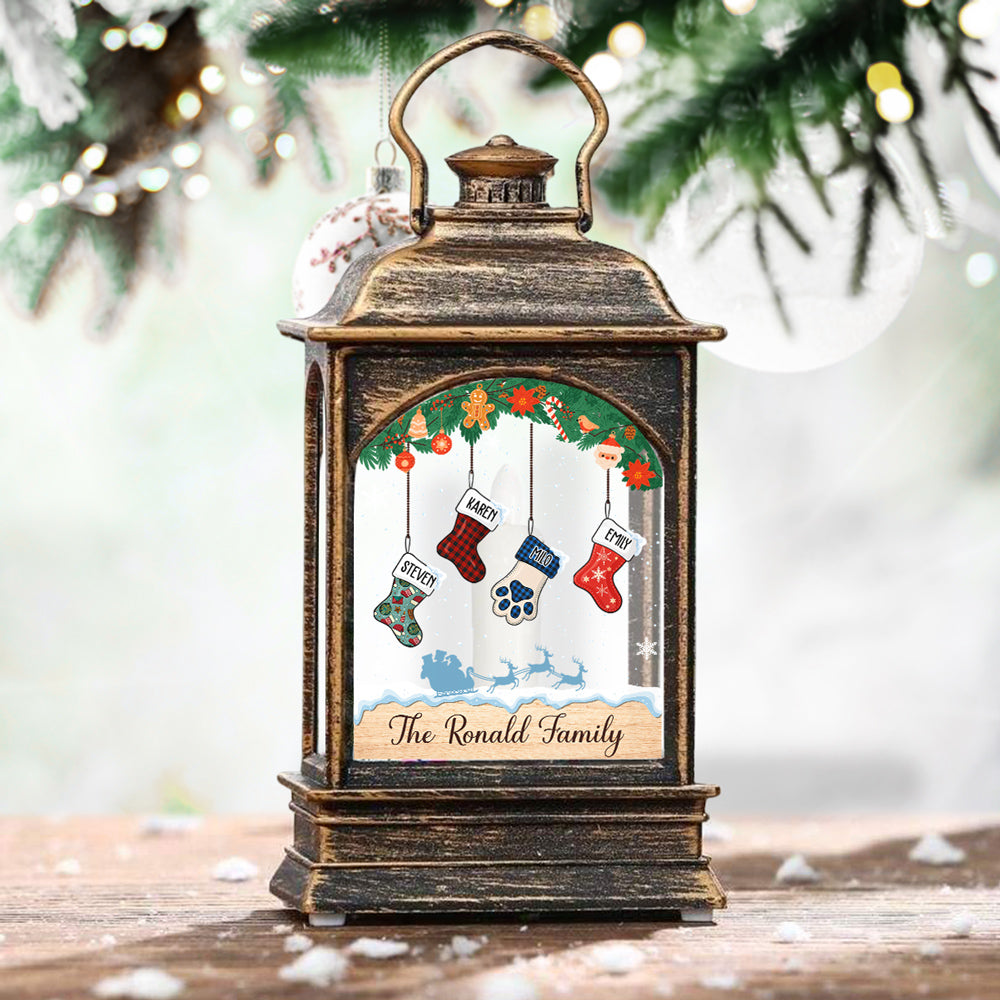 Lovely Stocking - Personalized Custom Christmas Wind Lamp
