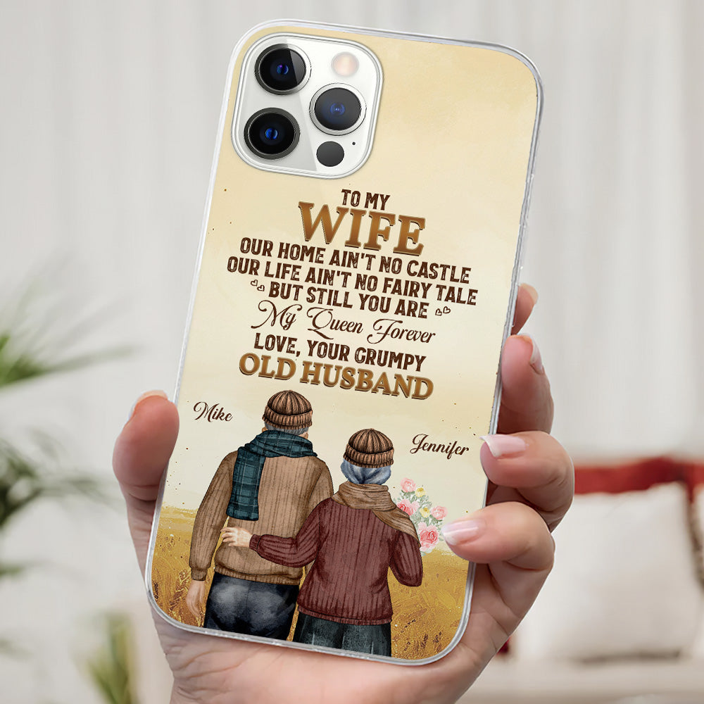 To My Wife You Are My Queen Forever - Personalized Custom Phone Case