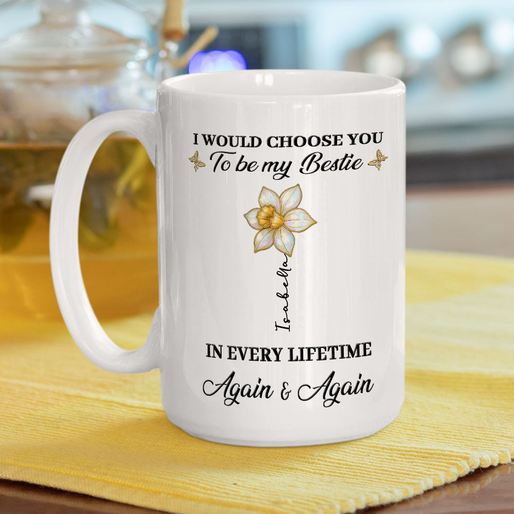 True Friends Always - Personalized Custom Coffee Mug