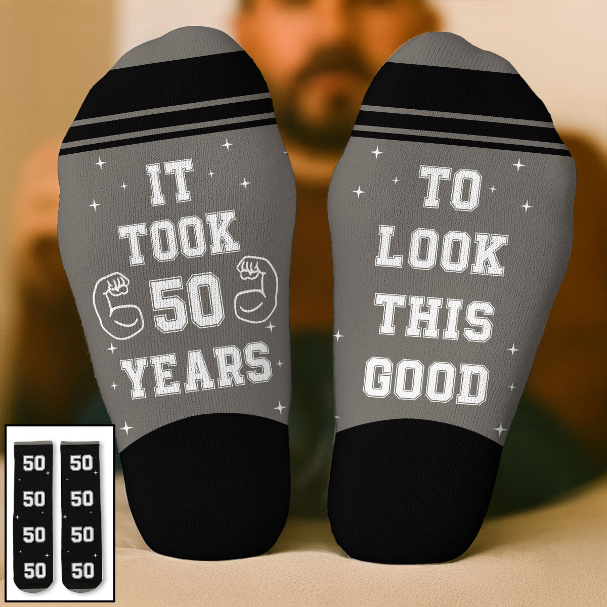 This Good Look  - Personalized Custom Crew Socks