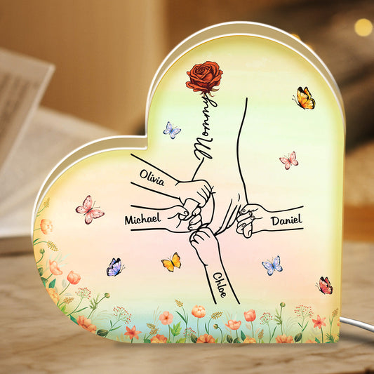 Hold My Hand - Personalized Custom Light Box