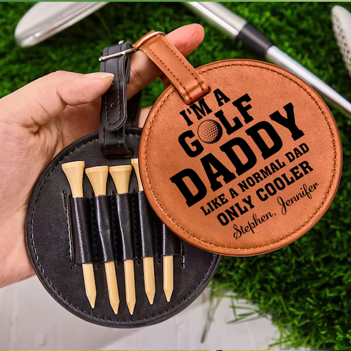 Cool Golf Dad - Personalized Custom Golf Tee Bag