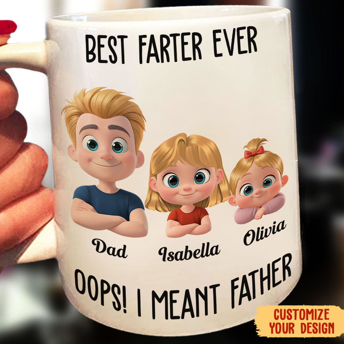 Best Farter Ever - Personalized Custom Coffee Mug