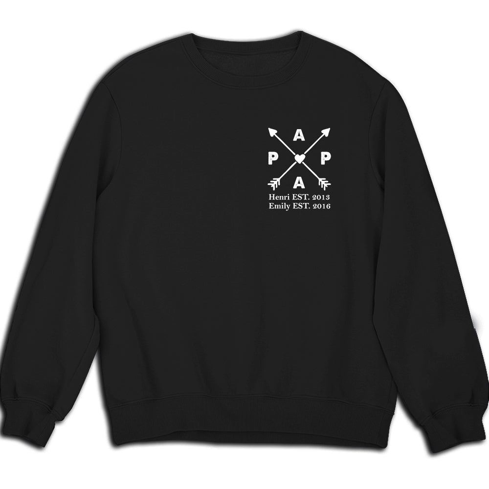 Best Papa Ever - Personalized Custom Shirt