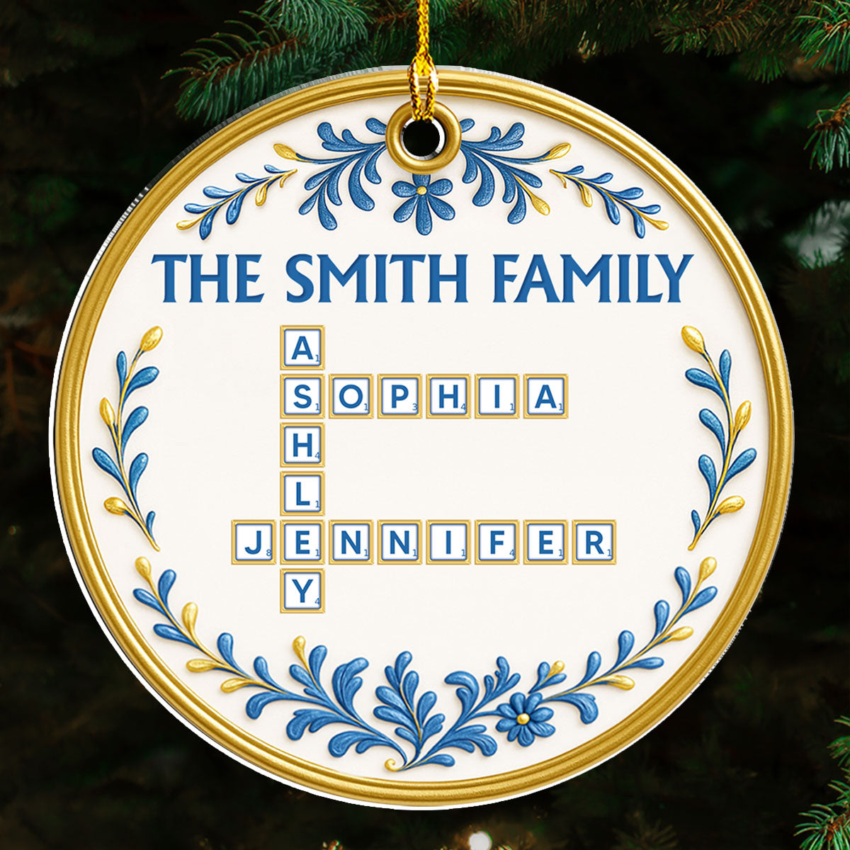 Lovely Family - Personalized Custom Acrylic Ornament