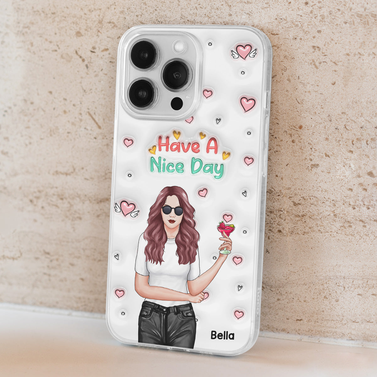 Together Forever - Personalized Custom 3D Inflated Effect Phone Case