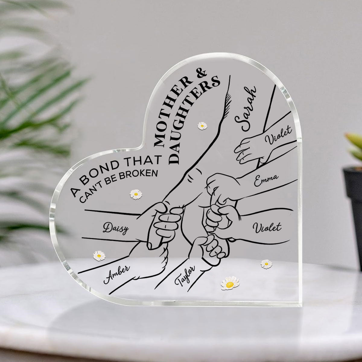 A Bond That Cannot Be Broken - Personalized Custom Acrylic Plaque