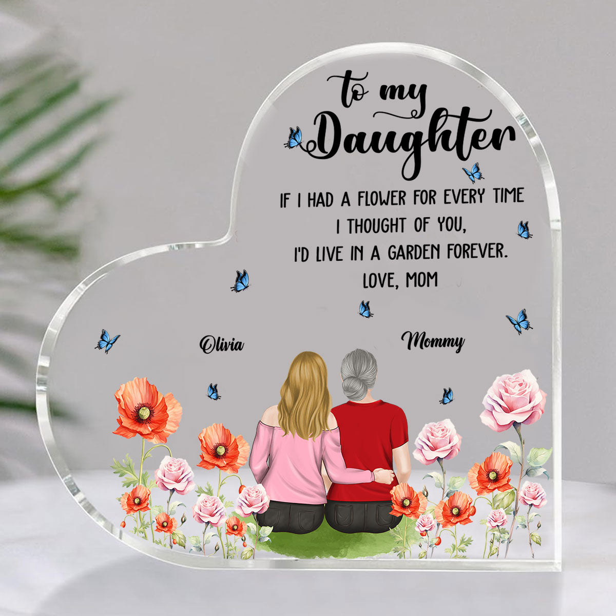 Forever Proud Of You Daughter - Personalized Custom Acrylic Plaque
