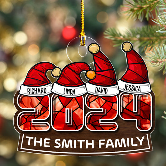 We Wish You A Merry Christmas - Personalized Custom Acrylic Ornament