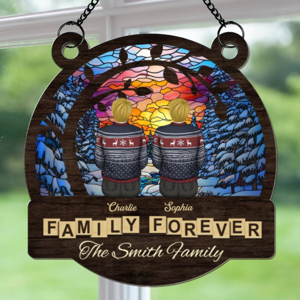 There Is No Place Like Home - Personalized Custom Suncatcher