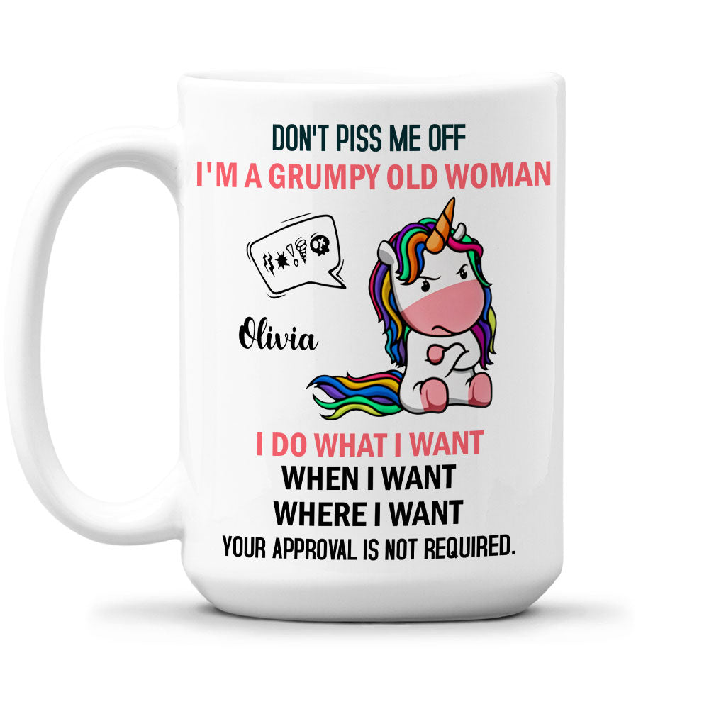 Do Not Piss Me Off - Personalized Custom Coffee Mug