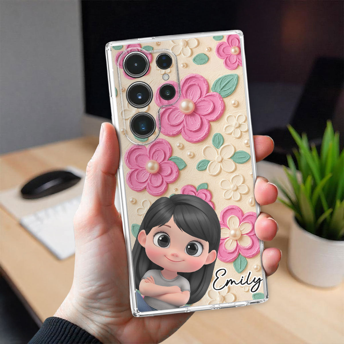 Proud Of Being Grandma Ver 2 - Personalized Custom 3D Effect Phone Case