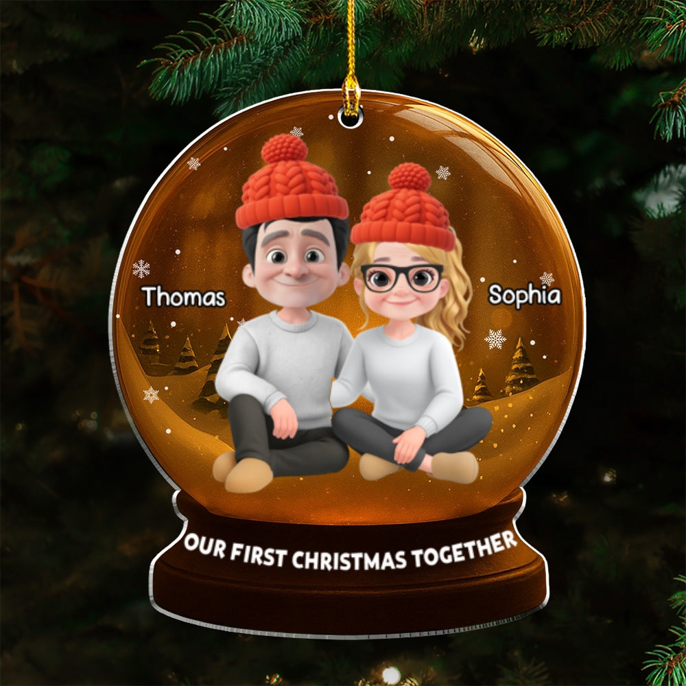 Captured Moments Of Us - Personalized Custom Acrylic Ornament
