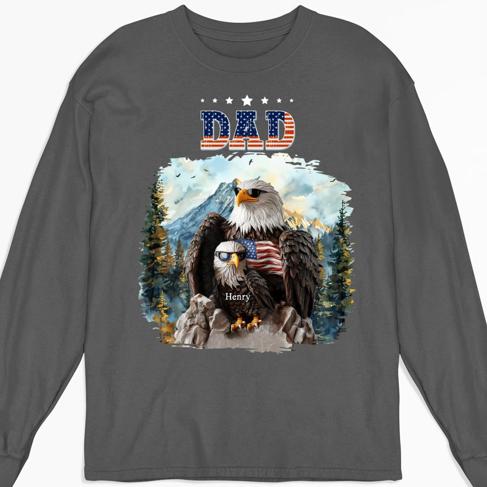 Eagle Papa - Personalized Custom Shirt