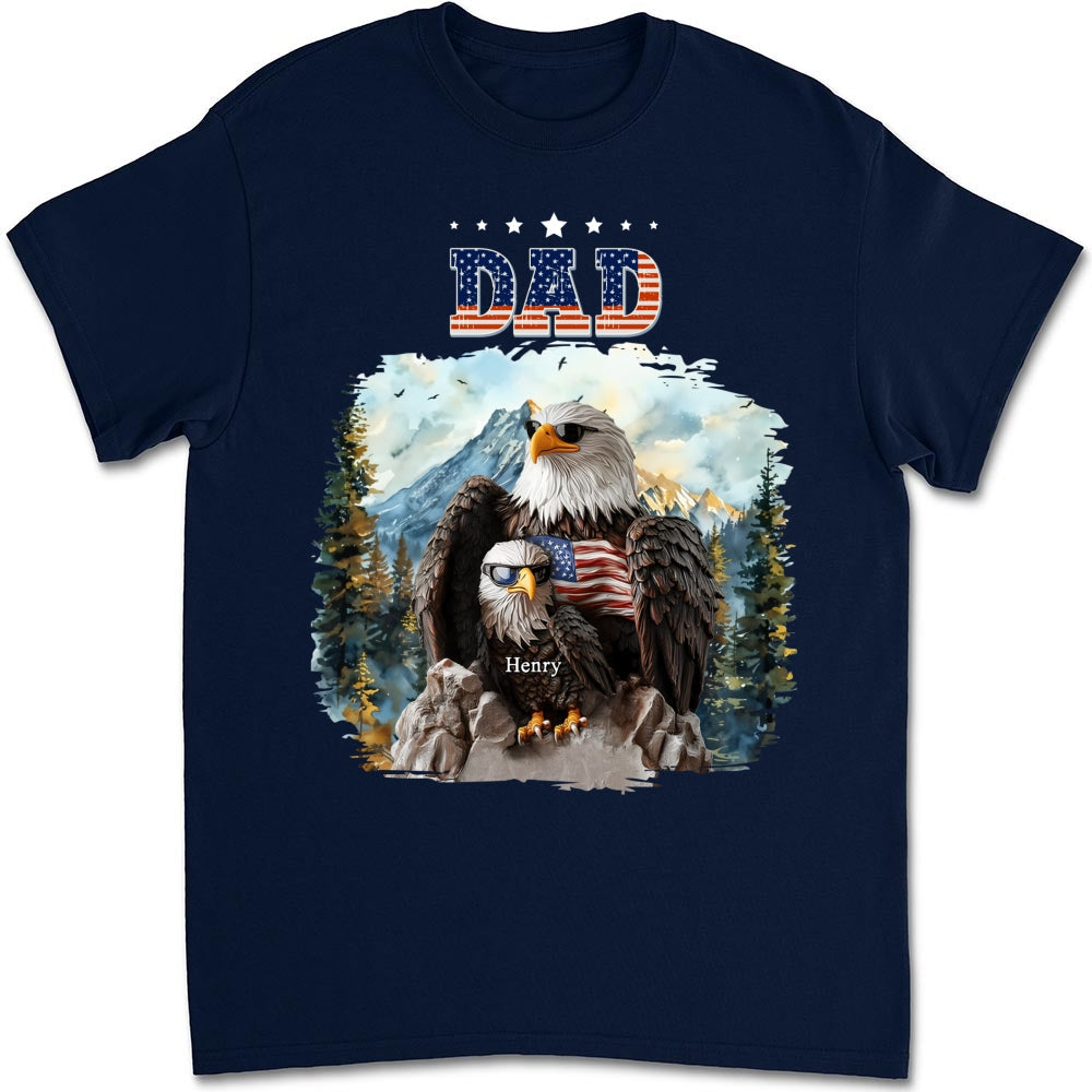 Eagle Papa - Personalized Custom Shirt