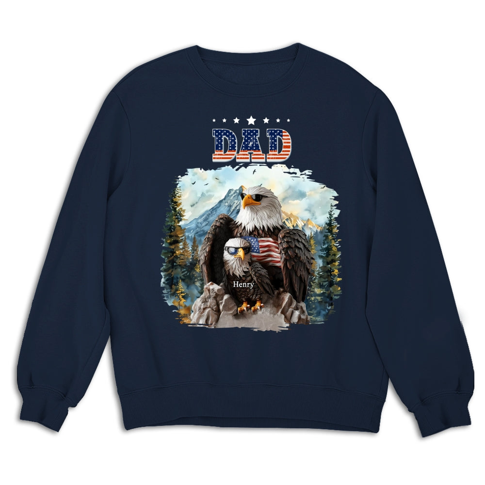 Eagle Papa - Personalized Custom Shirt