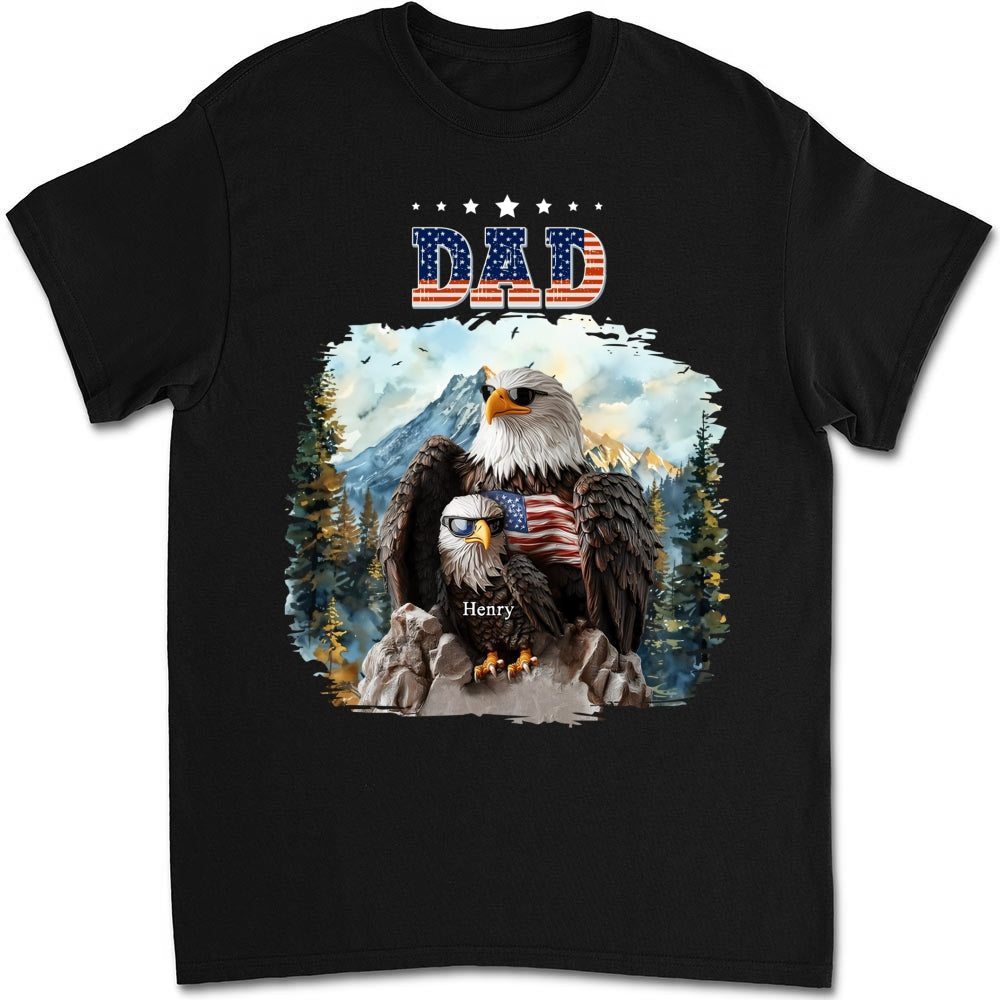 Eagle Papa - Personalized Custom Shirt