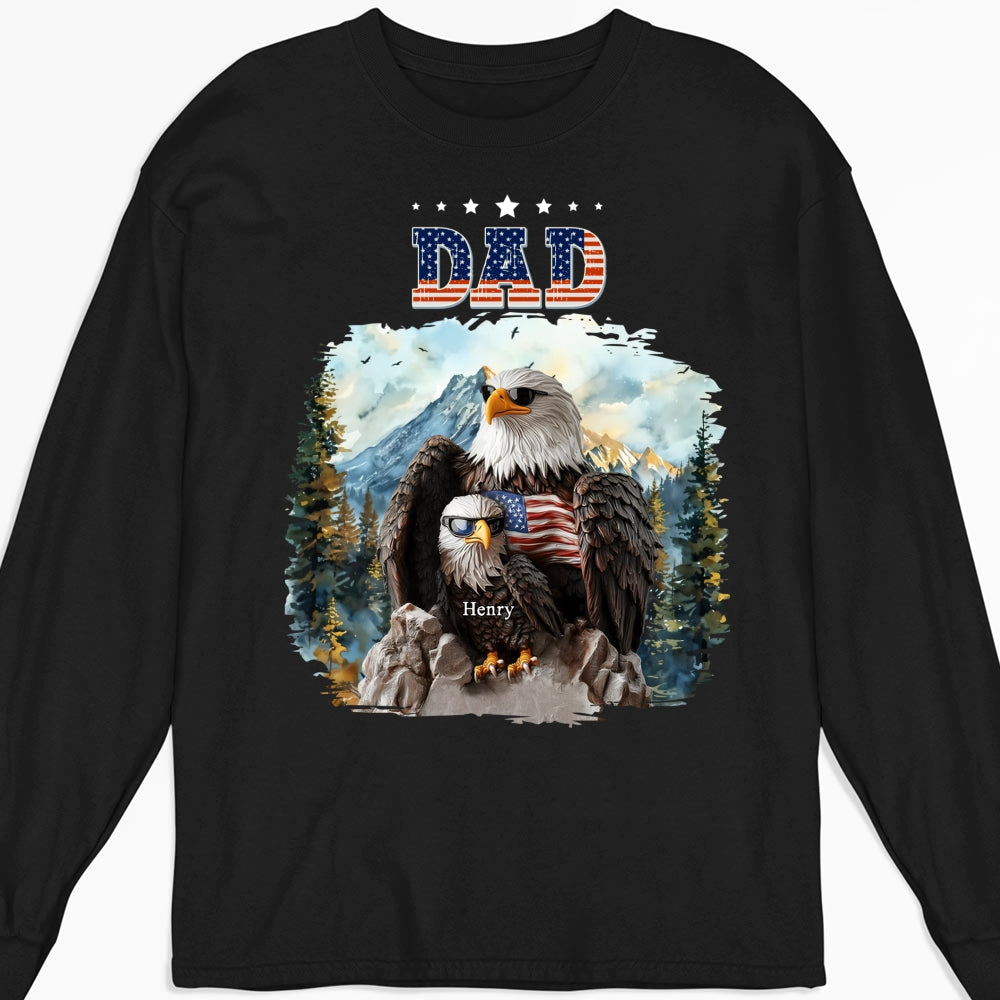 Eagle Papa - Personalized Custom Shirt
