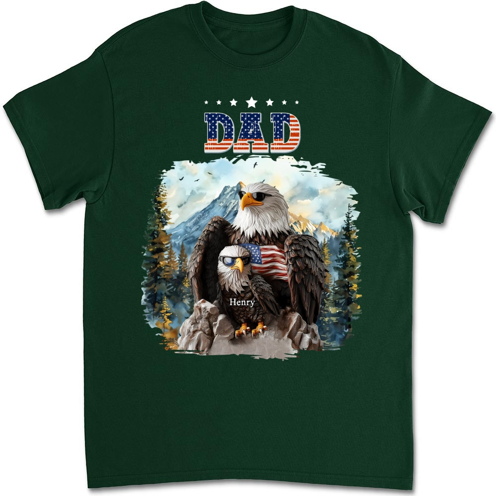 Eagle Papa - Personalized Custom Shirt