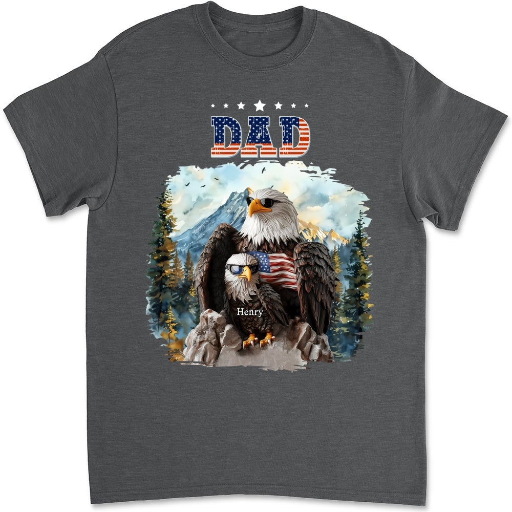 Eagle Papa - Personalized Custom Shirt