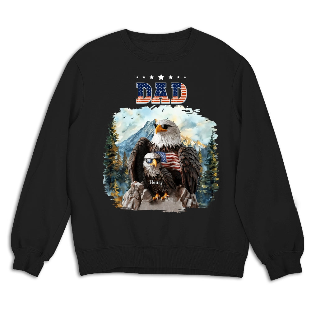 Eagle Papa - Personalized Custom Shirt