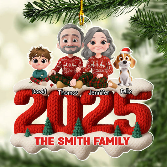 Holiday Gatherings - Personalized Custom Acrylic Ornament