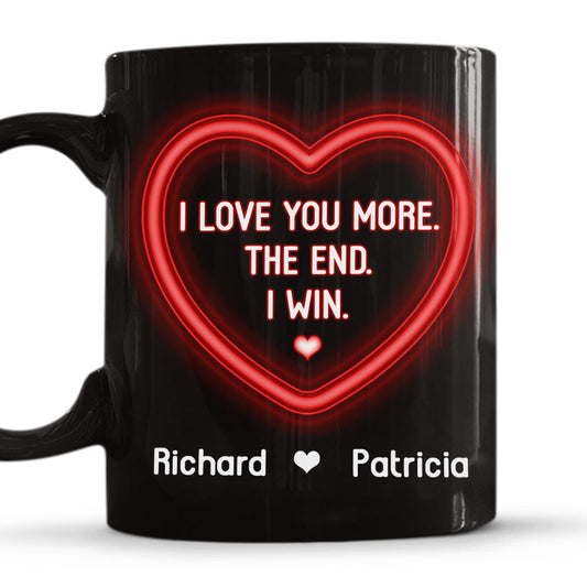 I Love You More Forever - Personalized Custom Coffee Mug