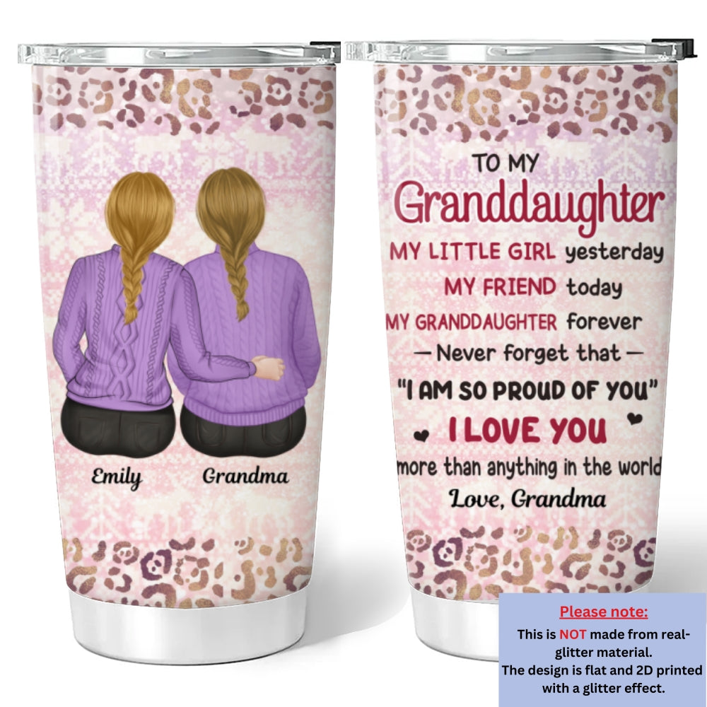 My Little Girl - Personalized Custom Tumbler