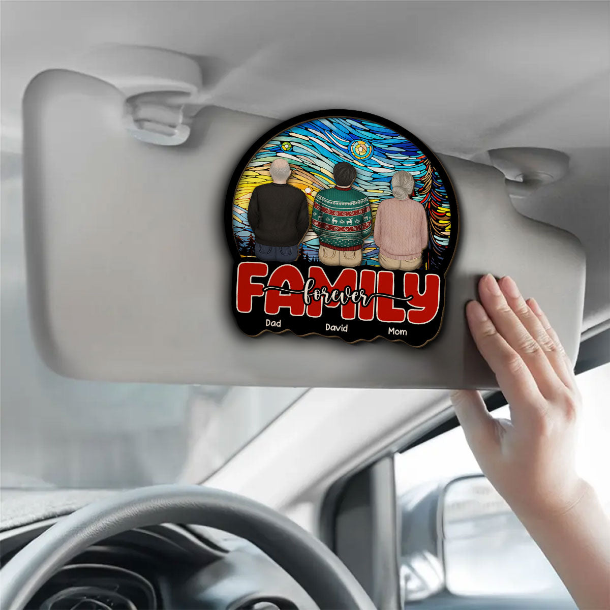 Endless Love - Personalized Custom Car Visor Clip