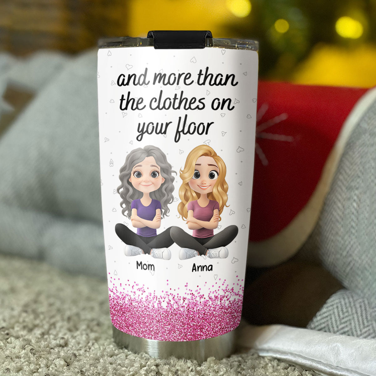 More Than Stars Above You Daughter - Personalized Custom Tumbler