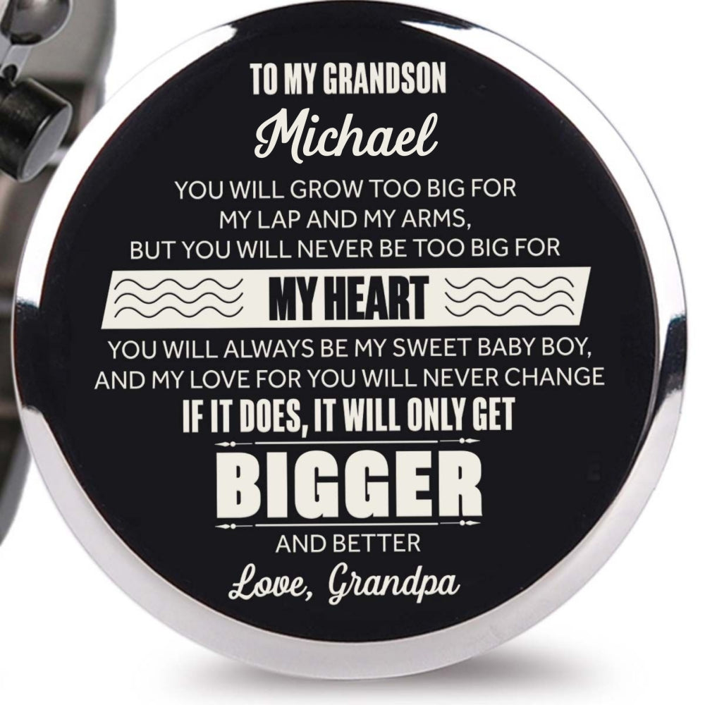 It Will Only Get Bigger - Personalized Engraved Wooden Watches GQ026