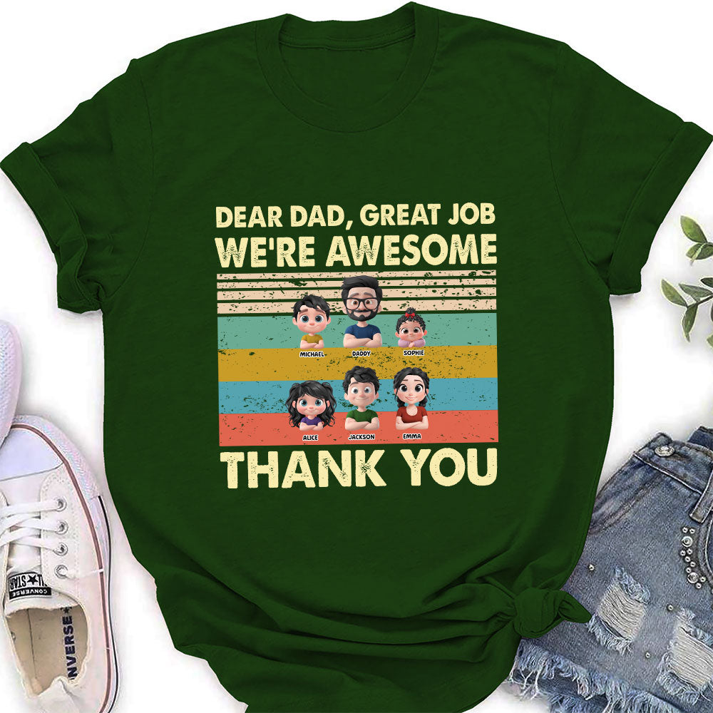 Thank You Dad - Personalized Custom Shirt
