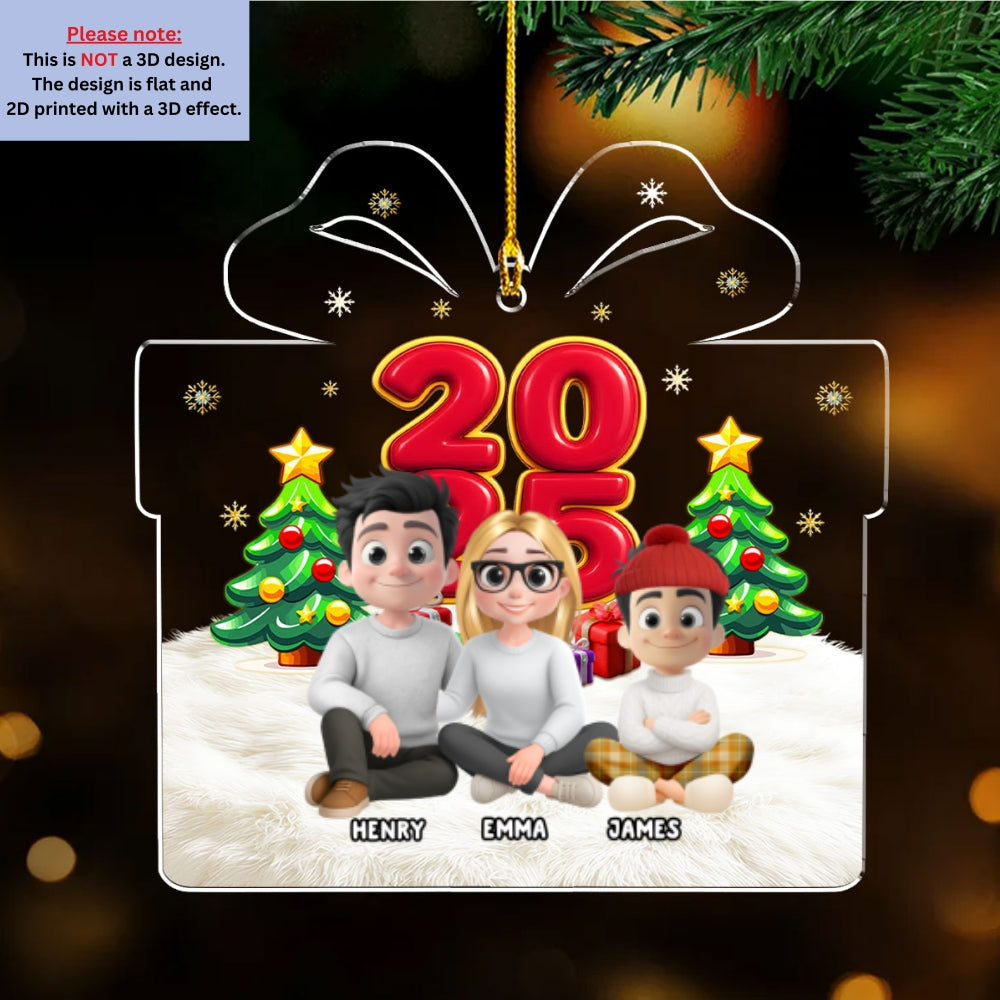 You Me And Our Kids - Personalized Custom Acrylic Ornament