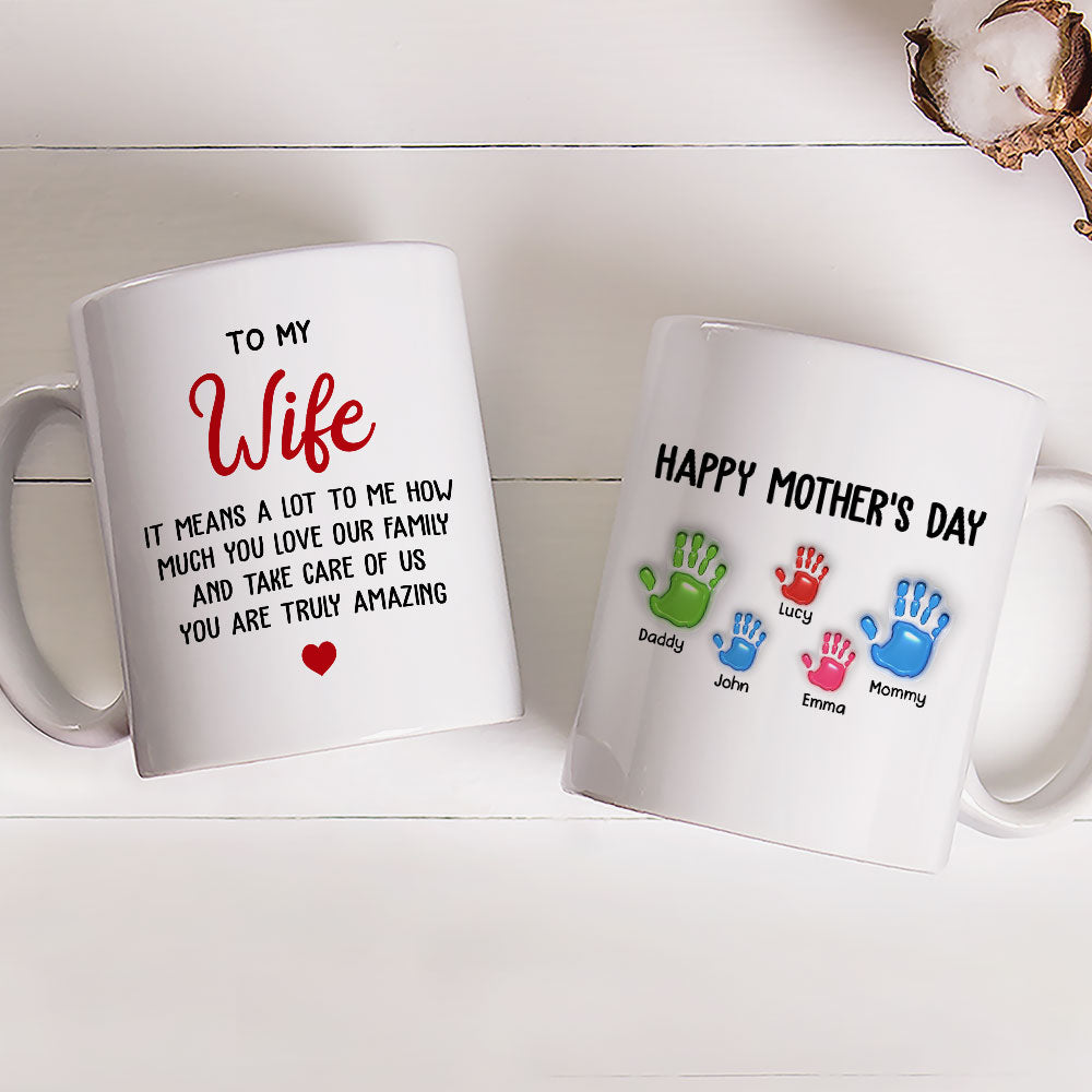 Amazing Wife - Personalized Custom 3D Inflated Effect Mug