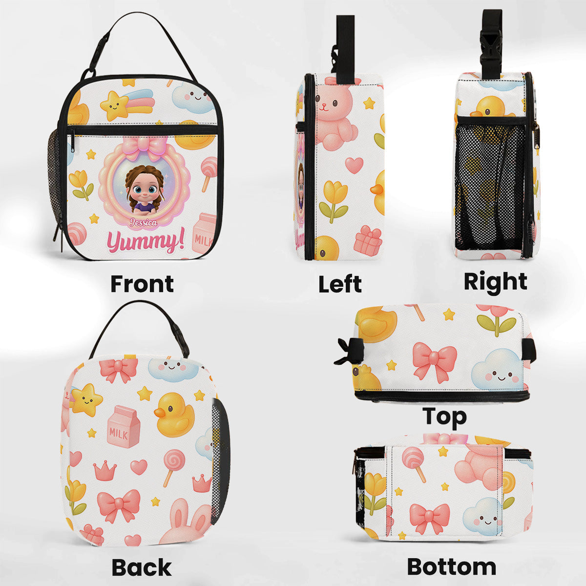 Yummy Lunch - Personalized Custom Insulated Lunch Bag