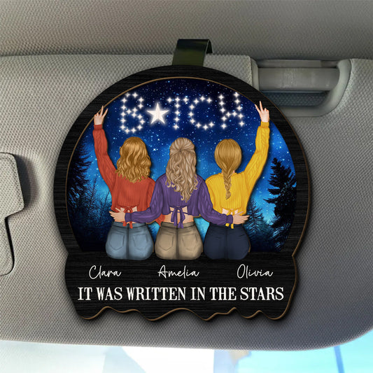 Forever Written In The Stars - Personalized Custom Car Visor Clip