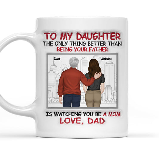 My Daughter Now A Mom - Personalized Custom 3D Inflated Effect Mug