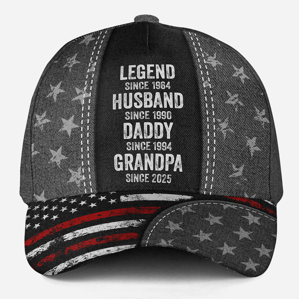 Legend Husband Daddy - Personalized Custom Classic Cap