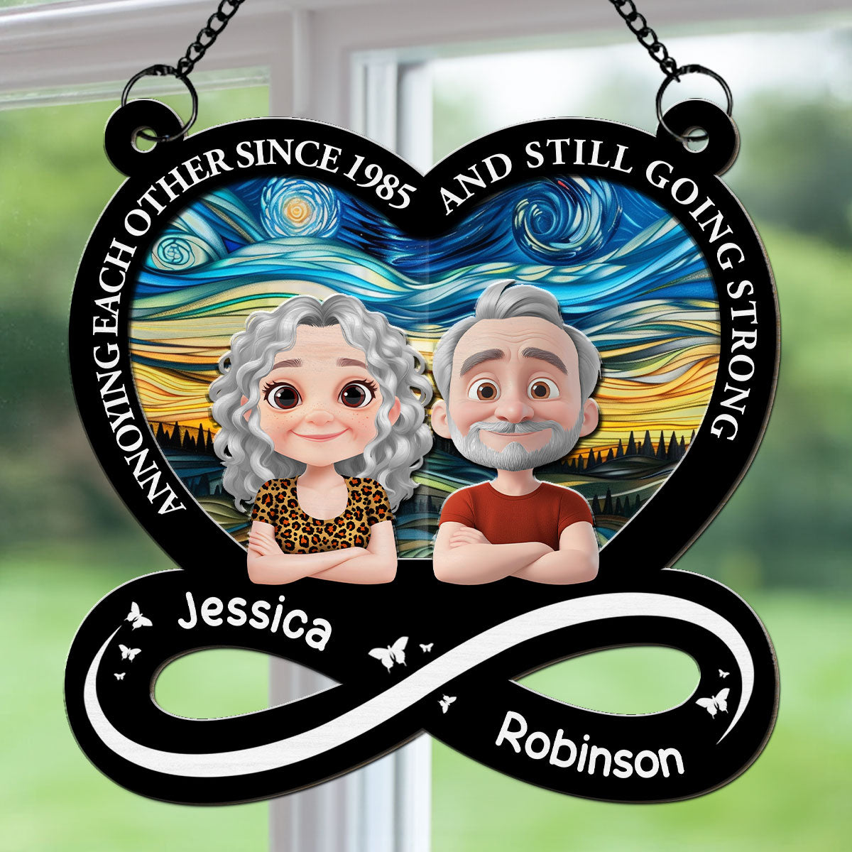 My Love For You - Personalized Custom Suncatcher