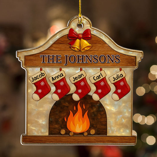 Happy Family - Personalized Custom Acrylic Ornament