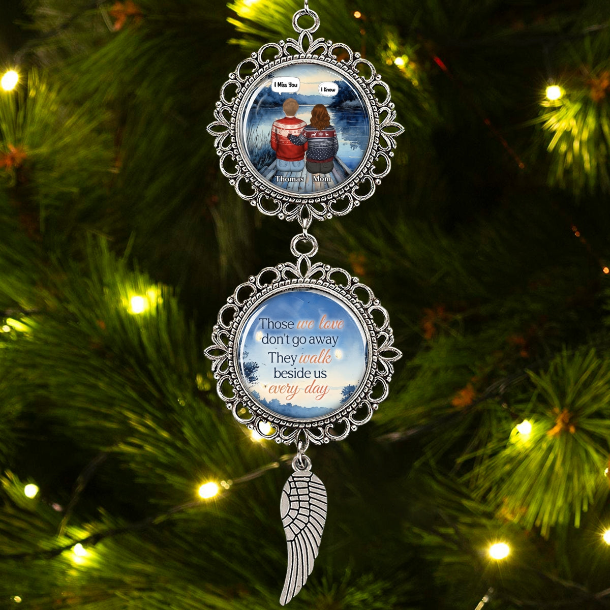 I Am Always With You - Personalized Custom Charming Ornament