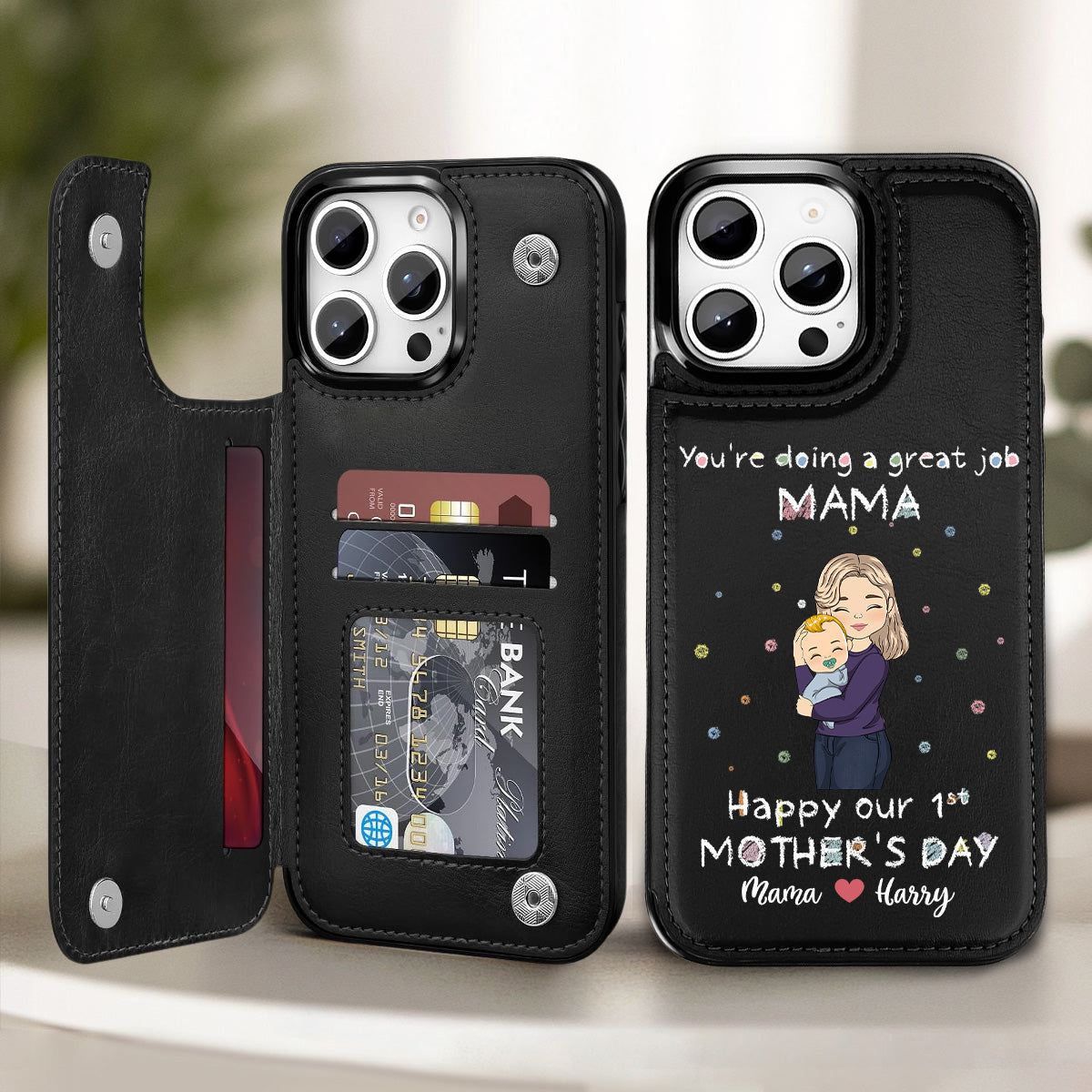 You Are Doing A Great Job - Personalized Custom Leather Phone Case