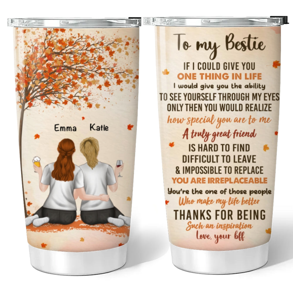Besties Since Day One - Personalized Custom Tumbler