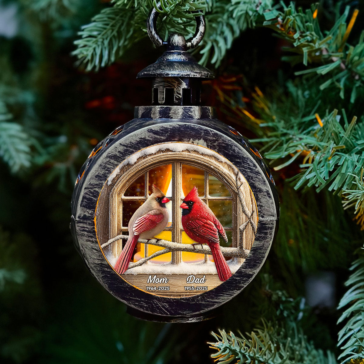 We Are Always With You - Personalized Custom Christmas Lantern